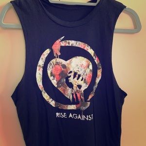 Rise Against band tank top